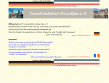 Tablet Screenshot of mainz-dijon.de